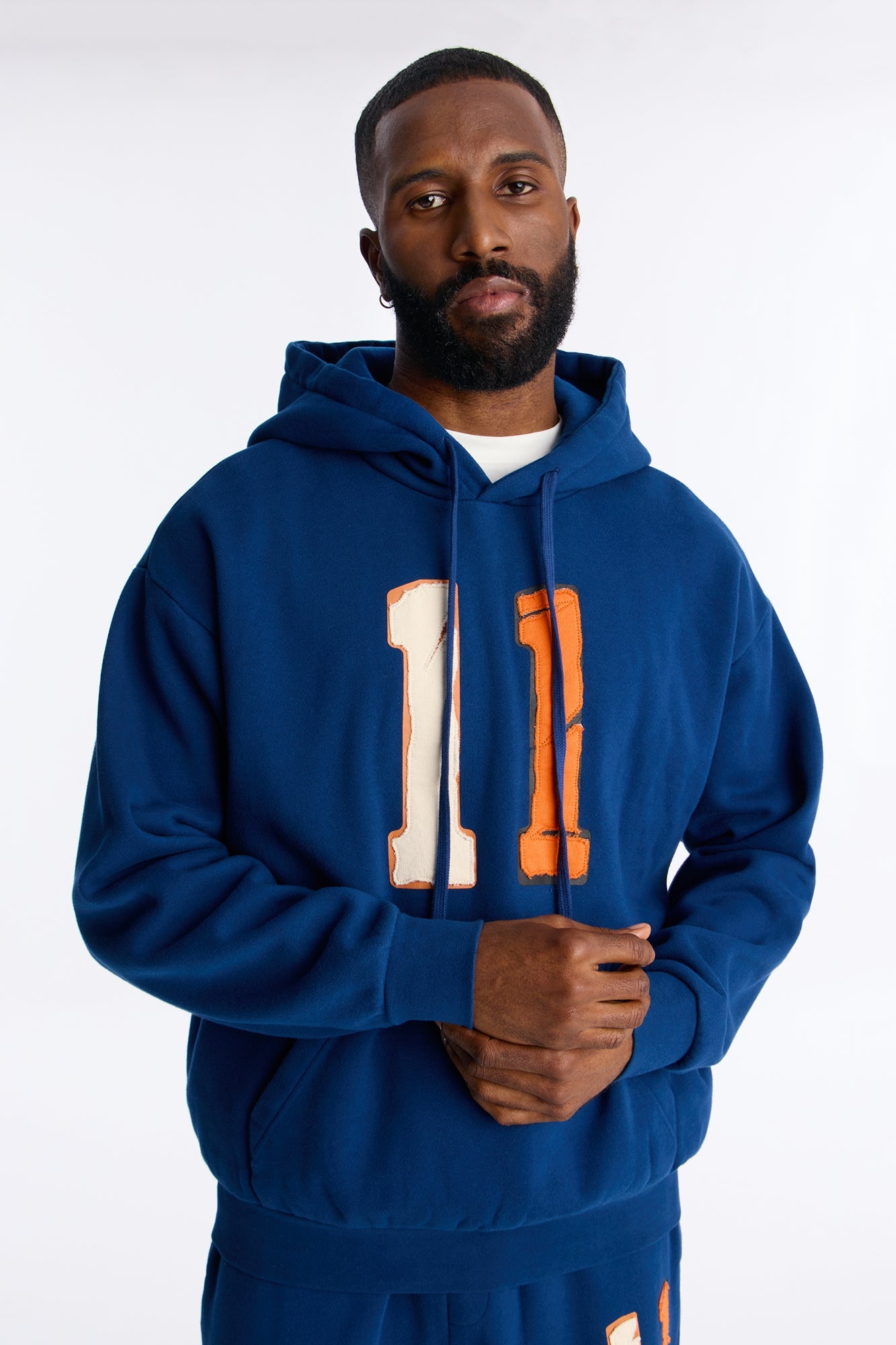 Broadway Patch Hoodie - Navy image 1