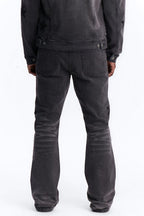 Stacked Skinny Flare Stellar Jean - Black Wash image 3