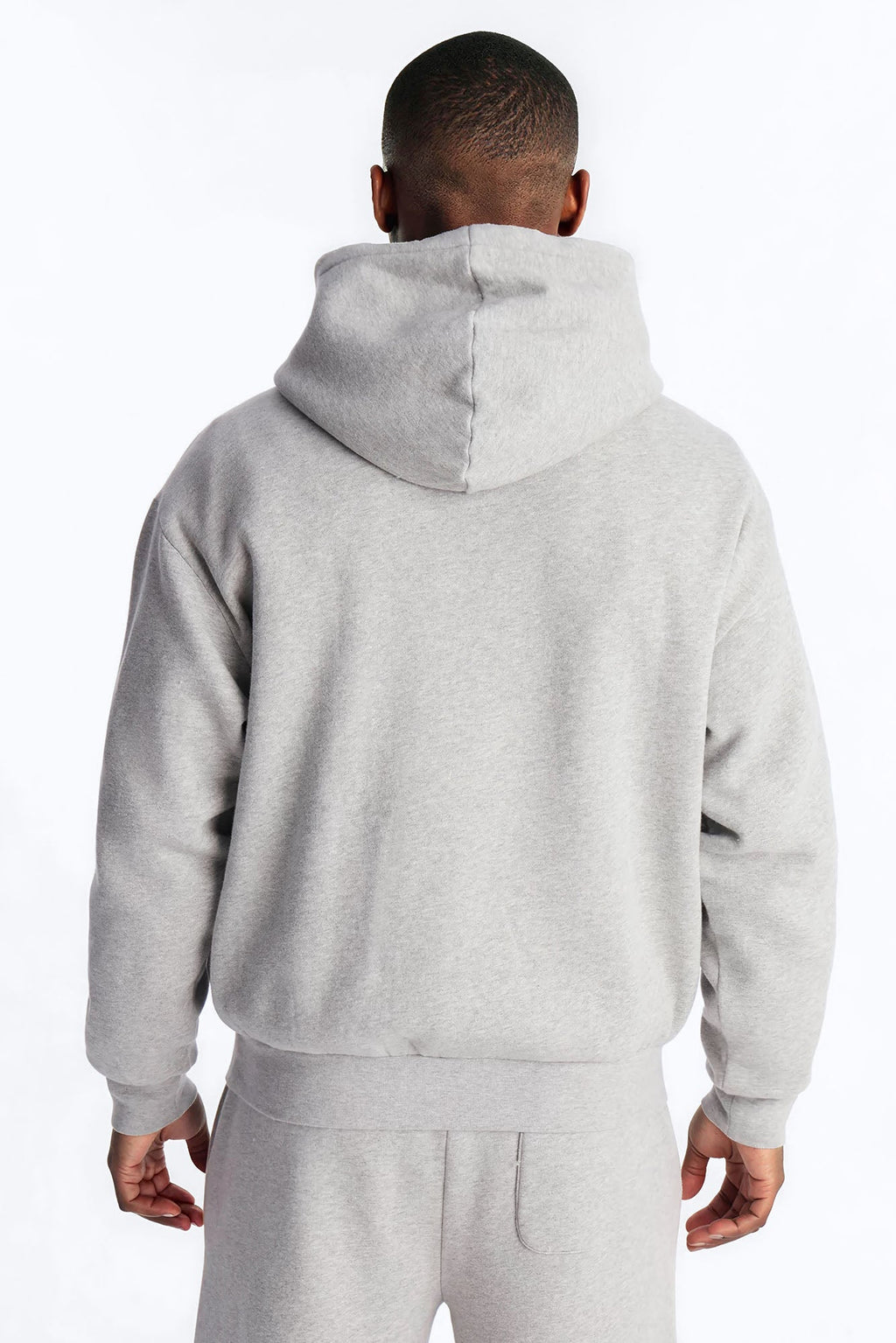 Mellow Patch Hoodie - Heather Grey image 3