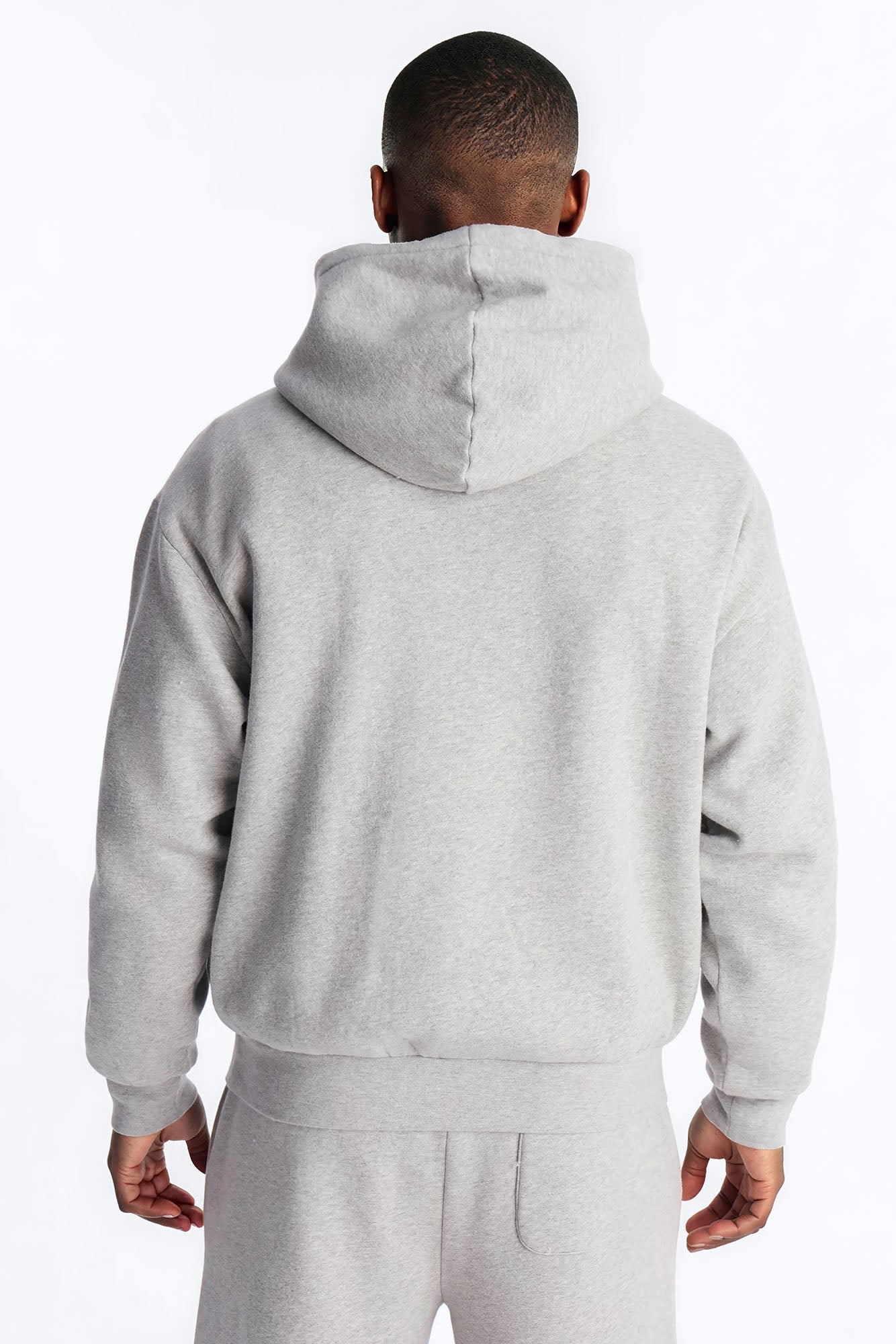 Mellow Patch Hoodie - Heather Grey image 3