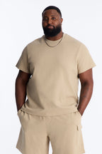 Culver City Waffle Knit Tee - Stone image 4