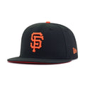 San Francisco Giants Black Red Bottom New Era 59Fifty Fitted