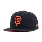 San Francisco Giants Black Red Bottom New Era 59Fifty Fitted