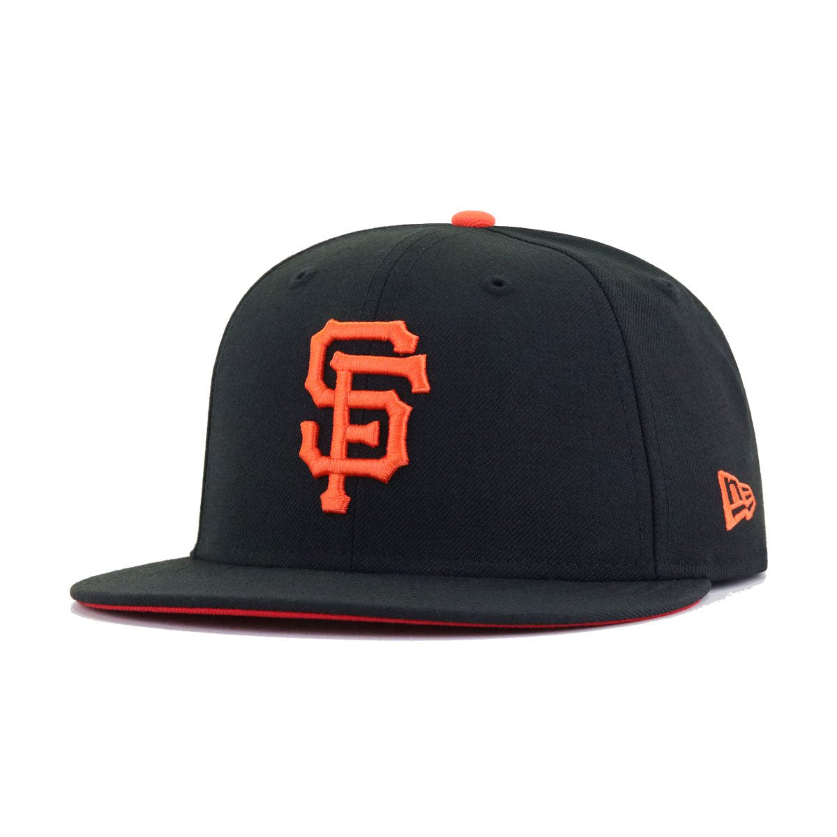 San Francisco Giants Black Red Bottom New Era 59Fifty Fitted