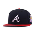Atlanta Braves Navy Scarlet 1999 World Series Cooperstown New Era 59Fifty Fitted
