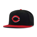Cincinnati Reds Black Scarlet Cooperstown AC New Era 59Fifty Fitted