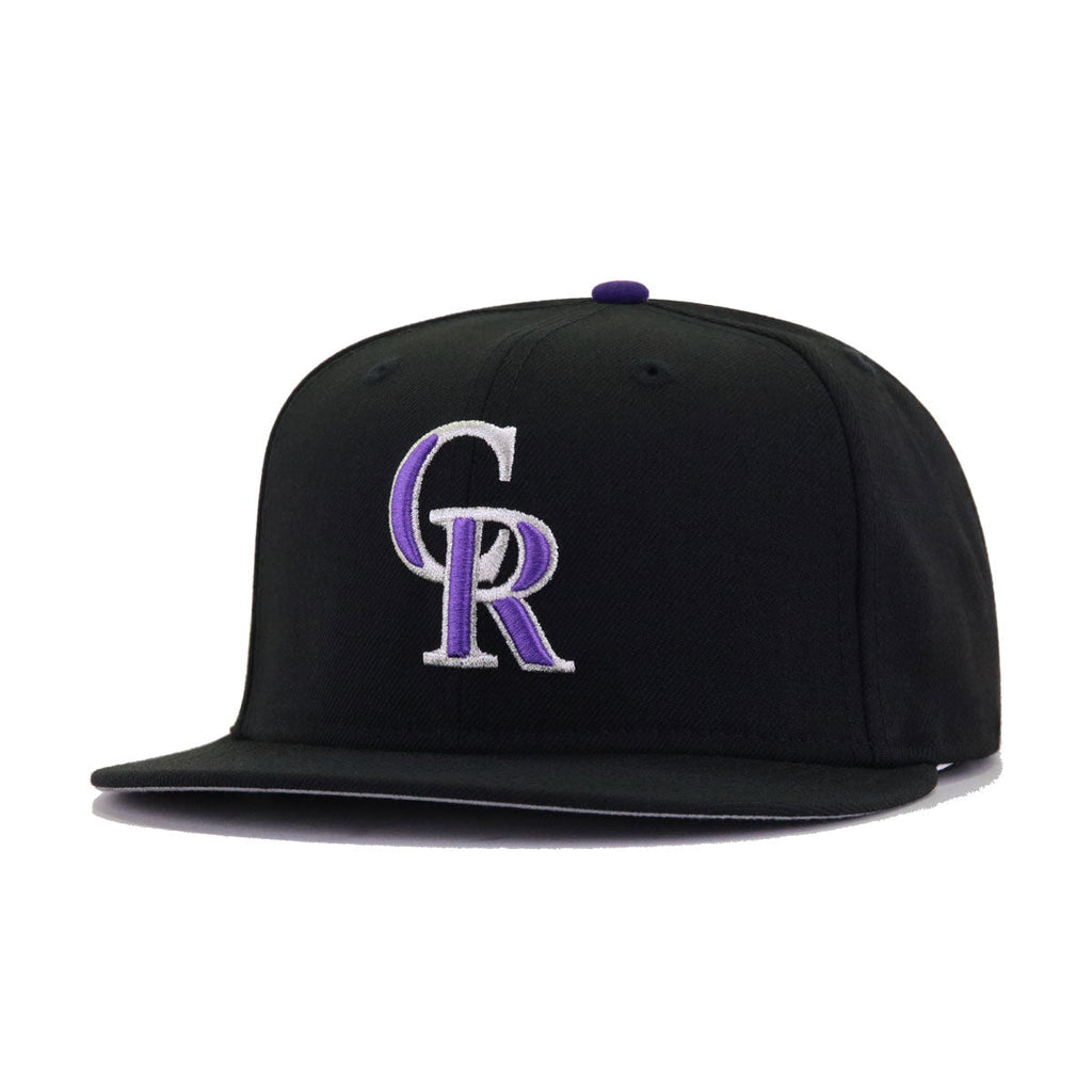 Colorado Rockies Black Cooperstown AC New Era 59Fifty Fitted