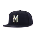 Milwaukee Brewers Navy White Cooperstown AC New Era 59Fifty Fitted