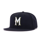 Milwaukee Brewers Navy White Cooperstown AC New Era 59Fifty Fitted