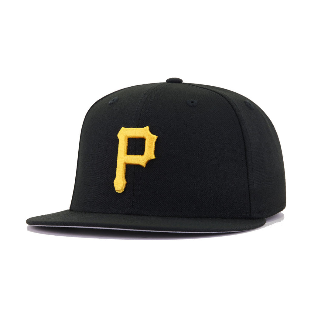 Pittsburgh Pirates Black Cooperstown AC New Era 59Fifty Fitted