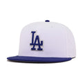 Los Angeles Dodgers White Dark Royal Blue 1999 Batting Practice New Era 59Fifty Fitted