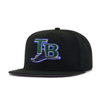 Tampa Bay Rays Black 2001 Cooperstown AC New Era 59Fifty Fitted
