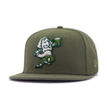 Fredericksburg Nationals New Olive OLD MONEY New Era 59Fifty Fitted