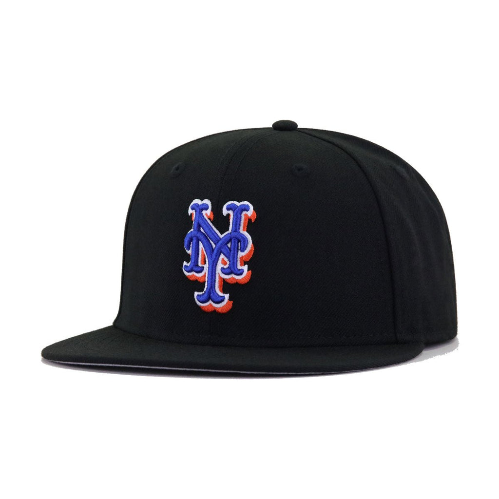 New York Mets Black Alternate Cooperstown AC 59Fifty Fitted