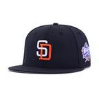 San Diego Padres Navy 1998 World Series Cooperstown New Era 59Fifty Fitted