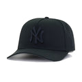 New York Yankees Black Cotton Canvas New Era 9Forty A-Frame Snapback