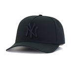 New York Yankees Black Cotton Canvas New Era 9Forty A-Frame Snapback