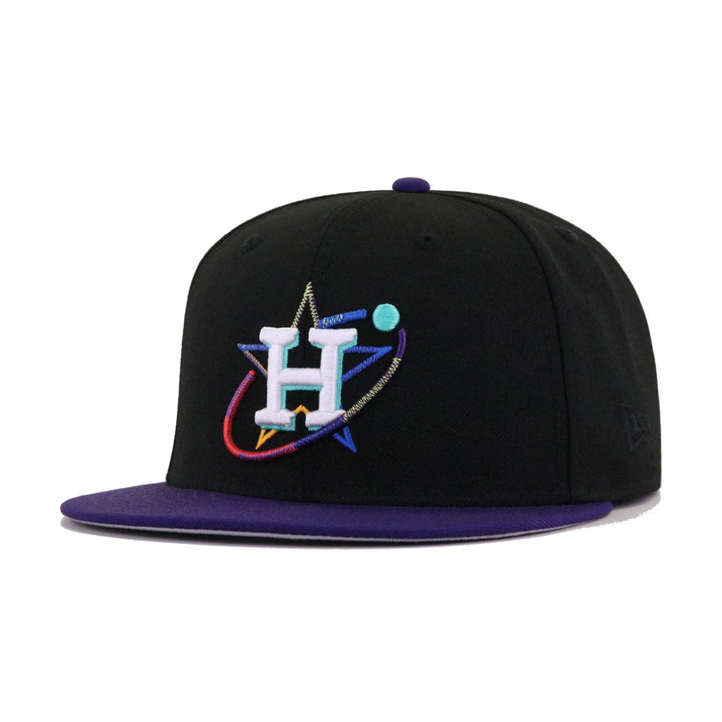 Houston Astros Black Purple ORION New Era 59Fifty Fitted
