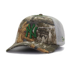 New York Yankees Real Tree Edge Camouflage Stone New Era 9Forty Soft Foam Trucker Snapback