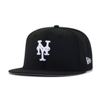 New York Mets Black New Era 59Fifty Fitted