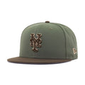 New York Mets New Olive Walnut New Era 59Fifty Fitted