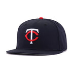 Minnesota Twins Navy TC Cooperstown AC New Era 59Fifty Fitted