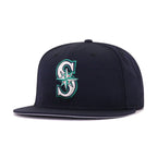 Seattle Mariners Navy Cooperstown AC New Era 59Fifty Fitted