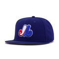 Montreal Expos Dark Royal Blue Cooperstown AC New Era 59Fifty Fitted