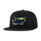 Tampa Bay Rays Black Alternate Cooperstown AC New Era 59Fifty Fitted