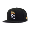 Kansas City Royals Black Batting Practice New Era 59Fifty Fitted