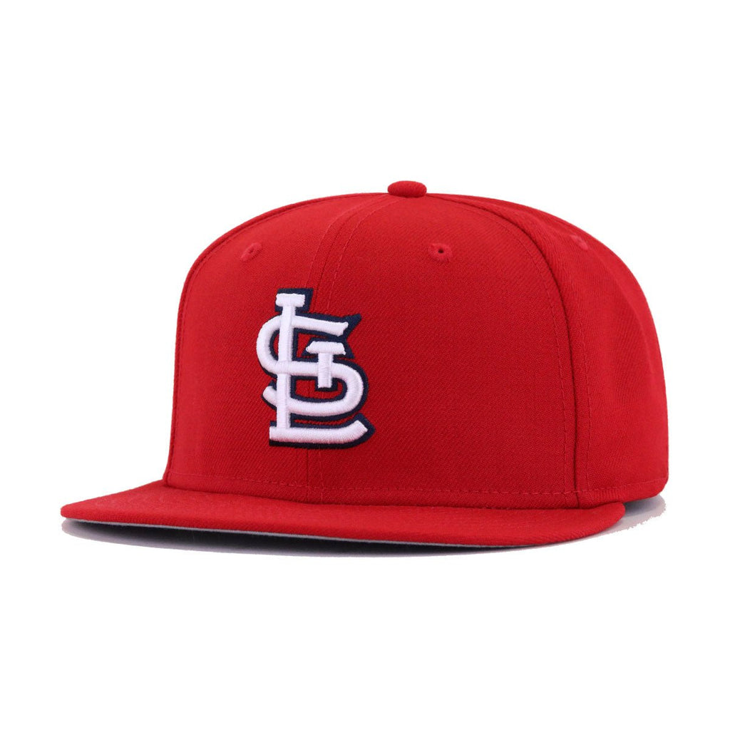 St Louis Cardinals Scarlet Cooperstown AC New Era 59Fifty Fitted