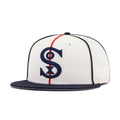 Chicago White Sox Chrome Navy Cooperstown AC New Era 59Fifty Fitted