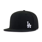 Los Angeles Dodgers Black Flawless Heartbacker New Era 59Fifty Fitted