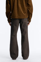 Stacked Slim Flare Phantom Waxed Jean - Olive image 3