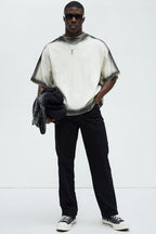 Dirty Wash Heavyweight Boxy Tee - Off White image 2