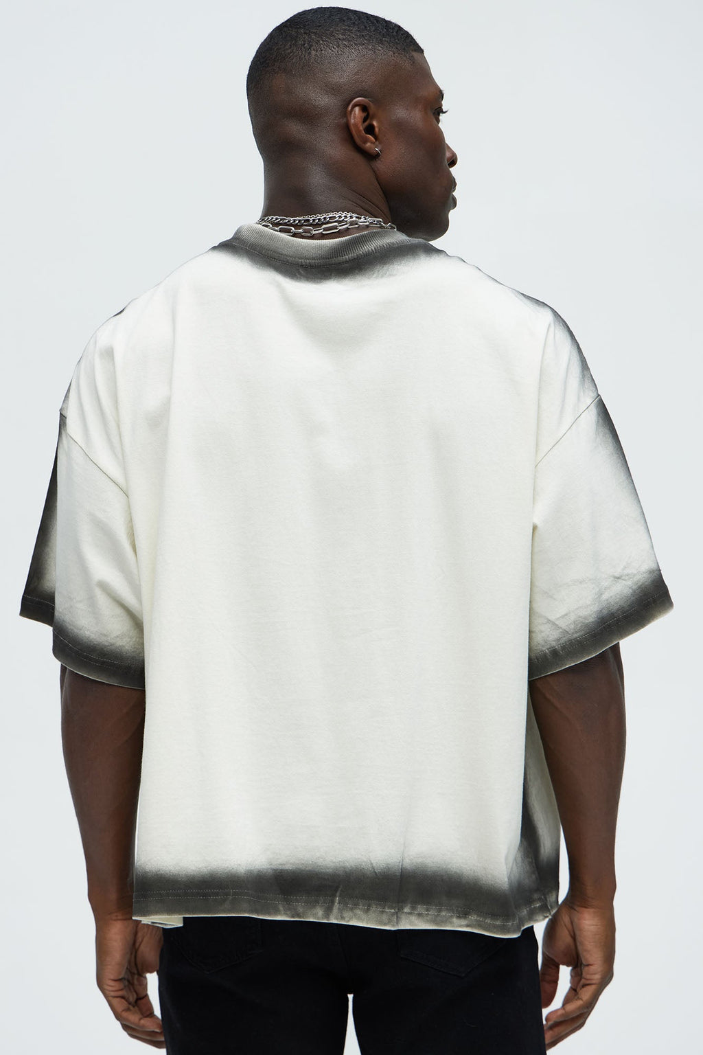 Dirty Wash Heavyweight Boxy Tee - Off White image 3