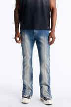 Stacked Skinny Flare Lockdown Jean - Light Wash image 2