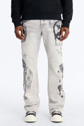 Stacked Skinny Flare Ace Royale Jean - Grey image 1