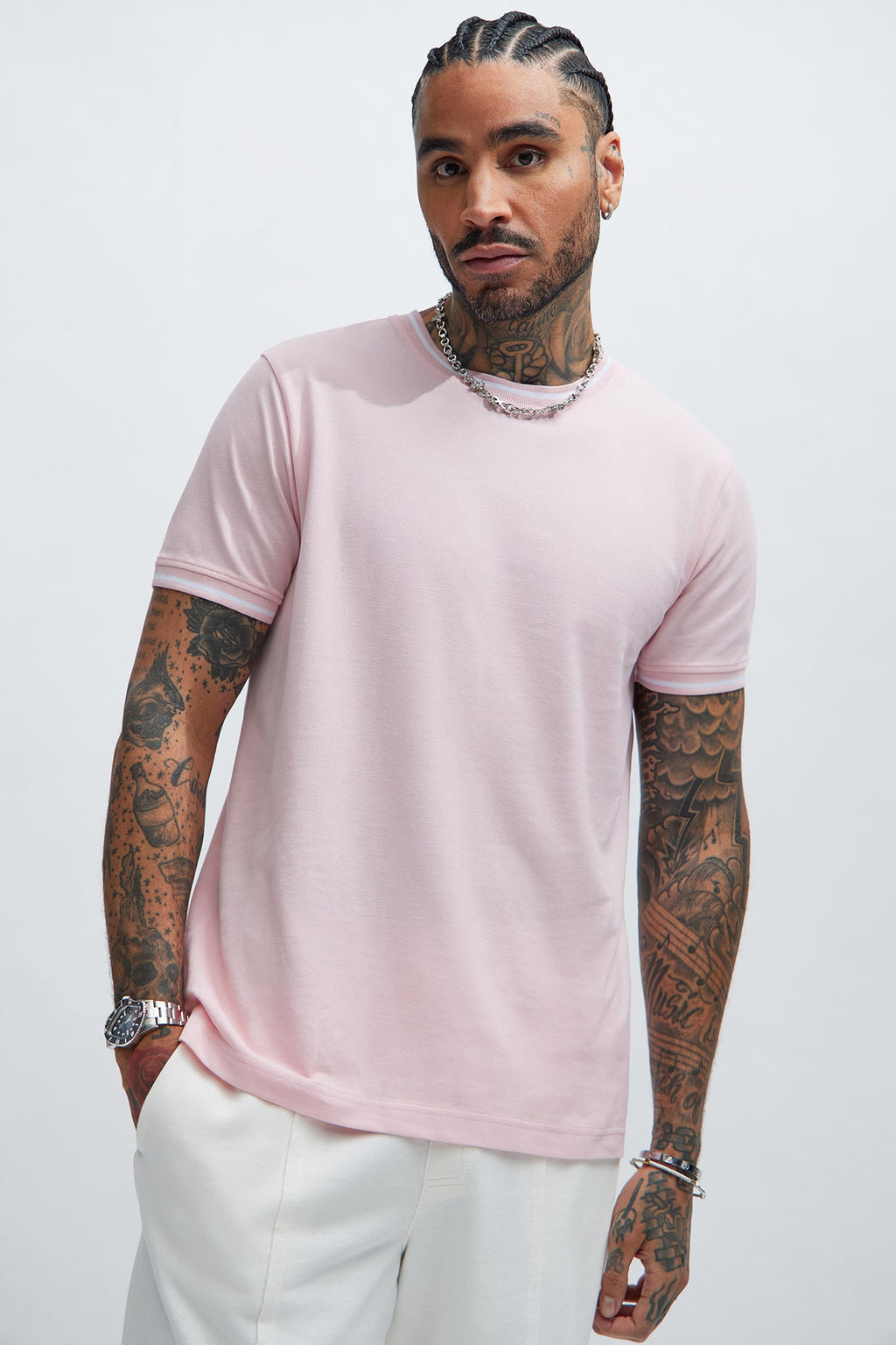 Jaxon Short Sleeve Tee - Pink image 1