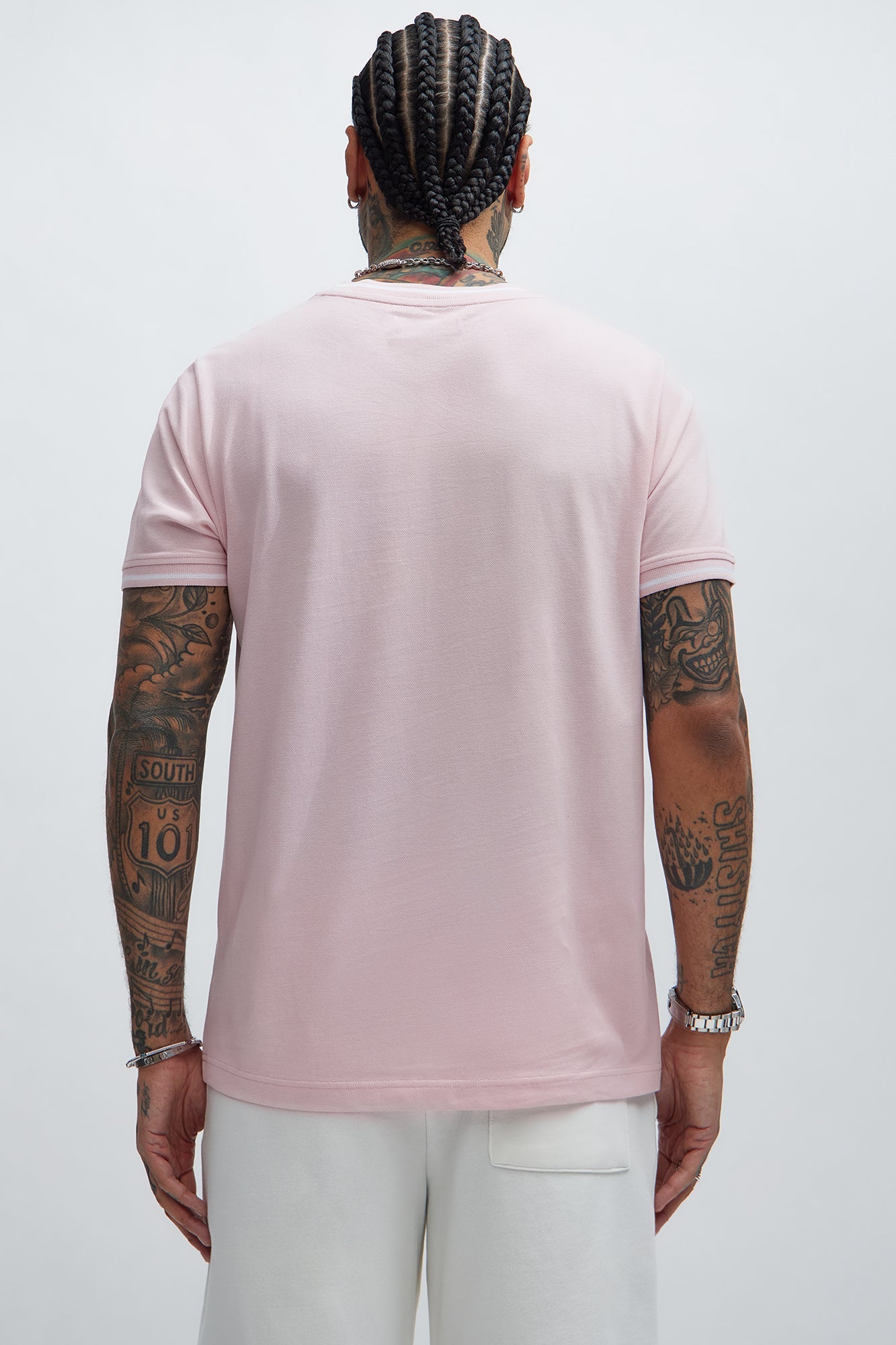 Jaxon Short Sleeve Tee - Pink image 4
