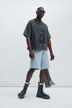 Kyle Oversized Tee - Black Wash image 2