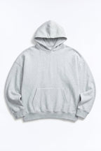 Tyson Oversized Heavyweight Hoodie - Heather Grey image 2