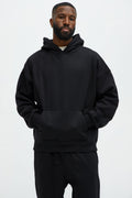 Tyson Oversized Heavyweight Hoodie - Black image 1
