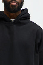 Tyson Oversized Heavyweight Hoodie - Black image 4