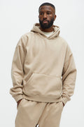 Tyson Oversized Heavyweight Hoodie - Taupe image 1
