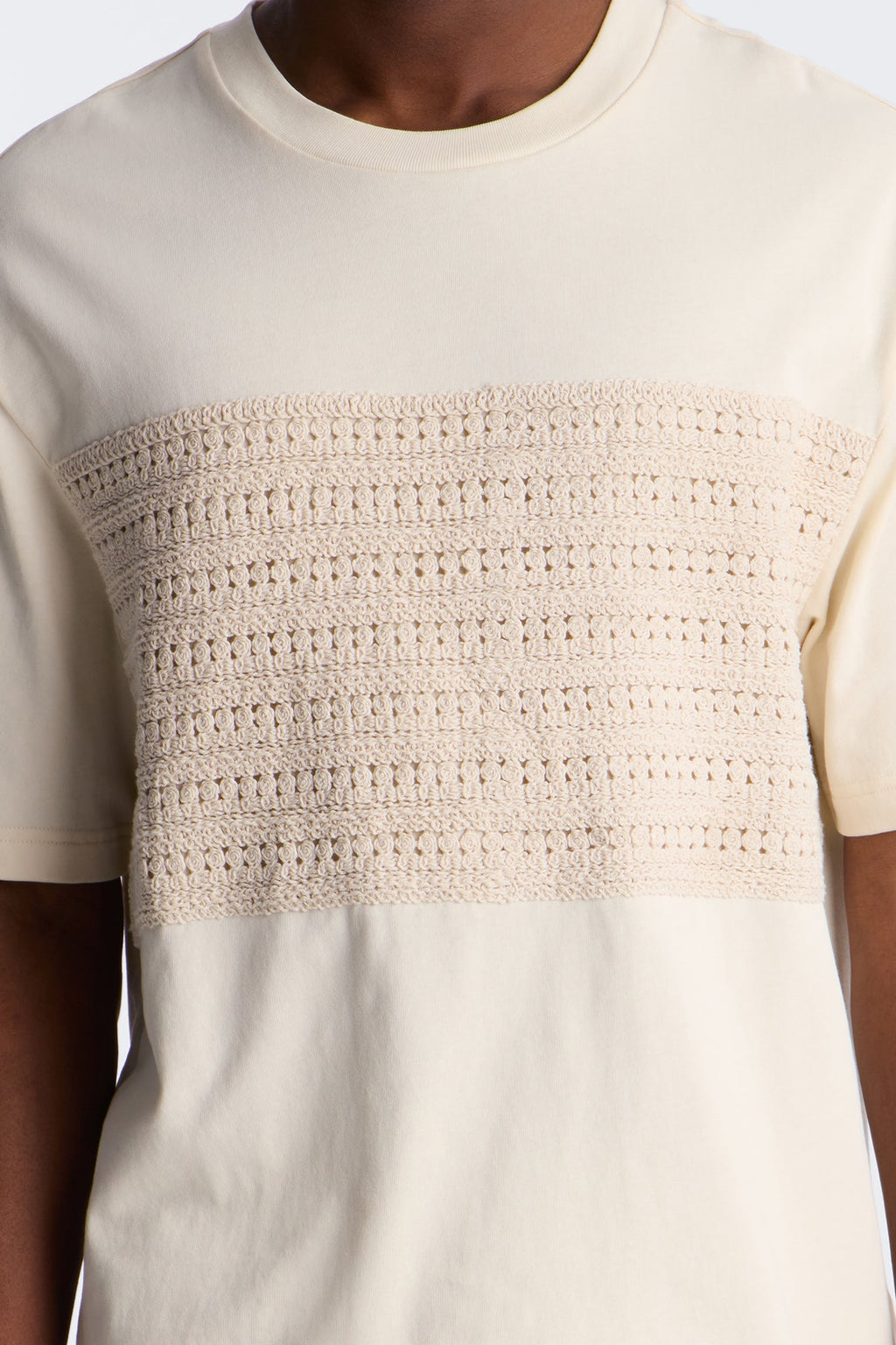 Relaxed Forever Shore Crewneck Tee - Cream image 3