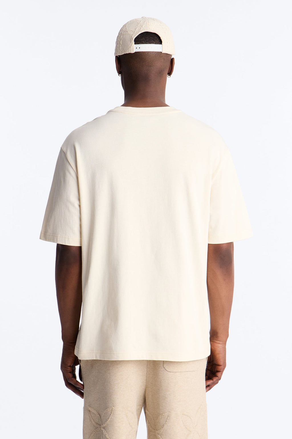 Relaxed Forever Shore Crewneck Tee - Cream image 4