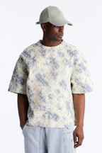 Boxy Desert Chrome Textured Shirt - White image 1