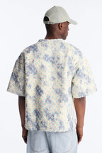Boxy Desert Chrome Textured Shirt - White image 4