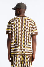 Relaxed Menorca Crochet Crew Neck - Multi Color image 4